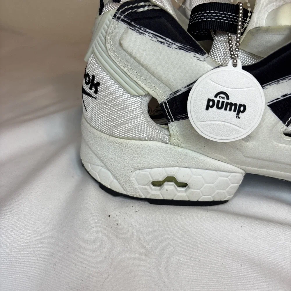 Reebok InstaPump Fury Overbranded White Black Slip On AR1413 2016 Mens Size 12‎